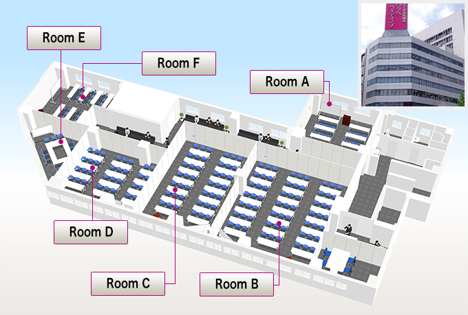 イオンコンパス東京八重洲会議室 俯瞰図